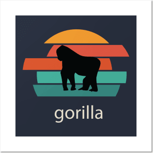 gorilla vintage Posters and Art